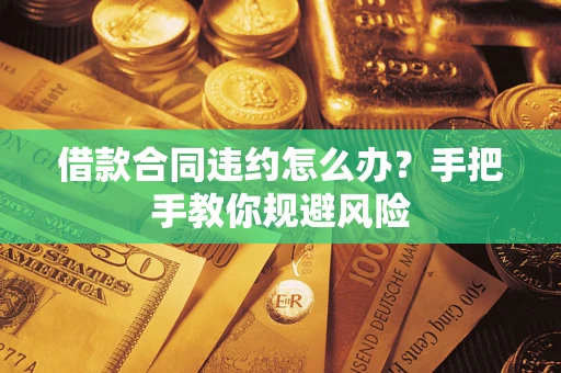 武汉借款合同违约怎么办？手把手教你规避风险