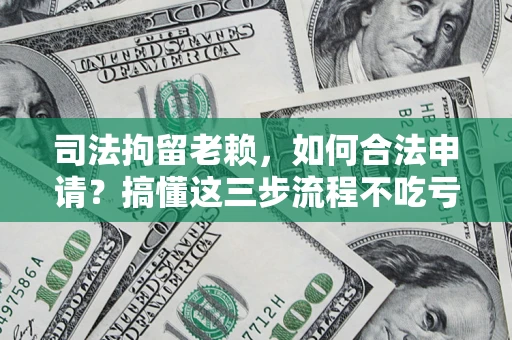 武汉司法拘留老赖，如何合法申请？搞懂这三步流程不吃亏！