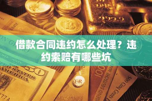 武汉借款合同违约怎么处理？违约索赔有哪些坑