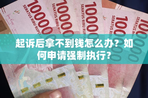武汉起诉后拿不到钱怎么办？如何申请强制执行？