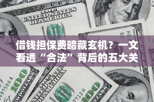 武汉借钱担保费暗藏玄机？一文看透“合法”背后的五大关键陷阱
