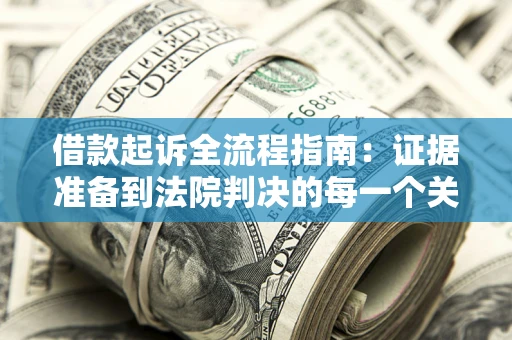 武汉借款起诉全流程指南：证据准备到法院判决的每一个关键步骤