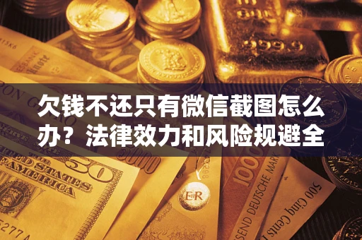 武汉欠钱不还只有微信截图怎么办？法律效力和风险规避全解析