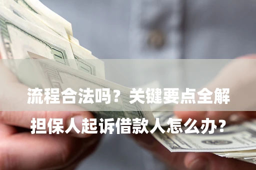 武汉

担保人起诉借款人怎么办？流程合法吗？关键要点全解析