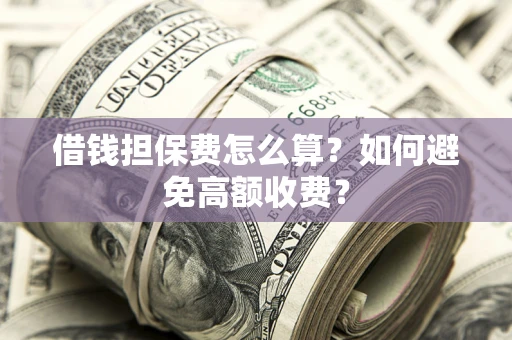 武汉借钱担保费怎么算？如何避免高额收费？