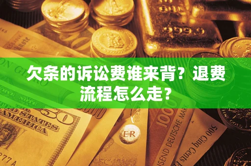 武汉欠条的诉讼费谁来背？退费流程怎么走？